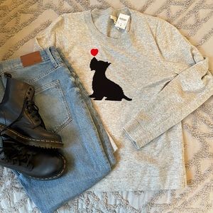 J Crew Factory Scottie sweater